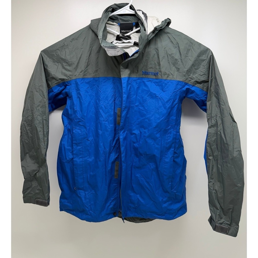 Marmot Light Rain Jacket Water Proof, Gore-Tex Woman's Blue Size M